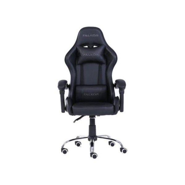 Silla Gamer Ergonómica Modelo Falkor Color Negro