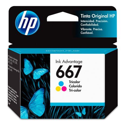 CARTUCHO ORIGINAL HP 667 TRICOLOR